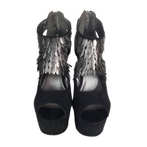 Hades Hades Cosmo Black Platform‎ High Heels Size 11